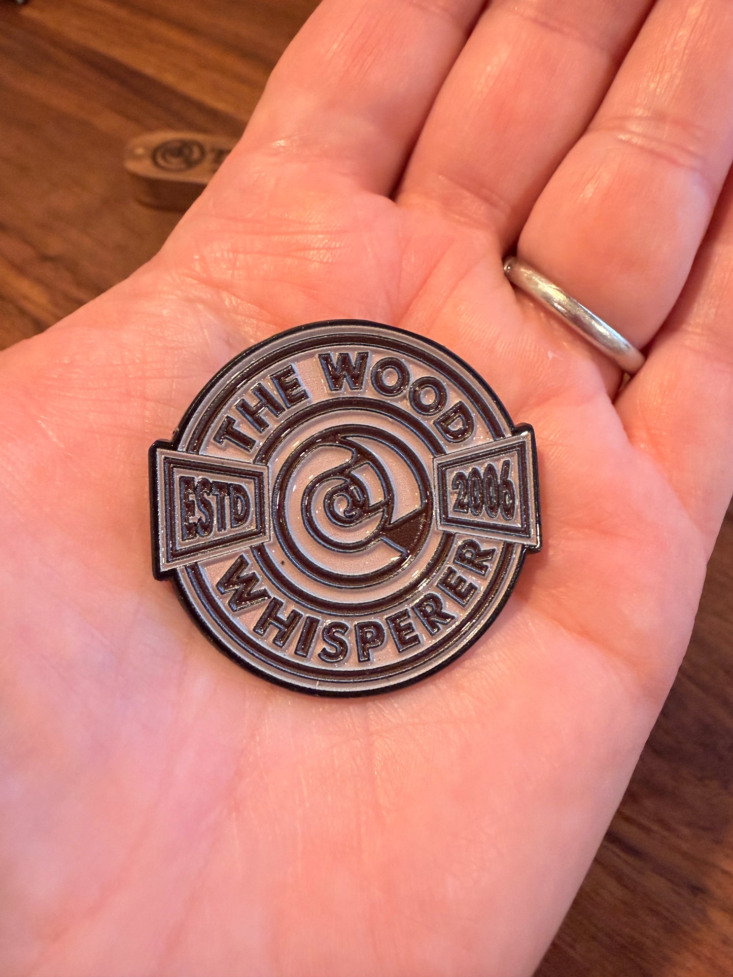The Wood Whisperer Est. 2006 Metal Enamel Pin