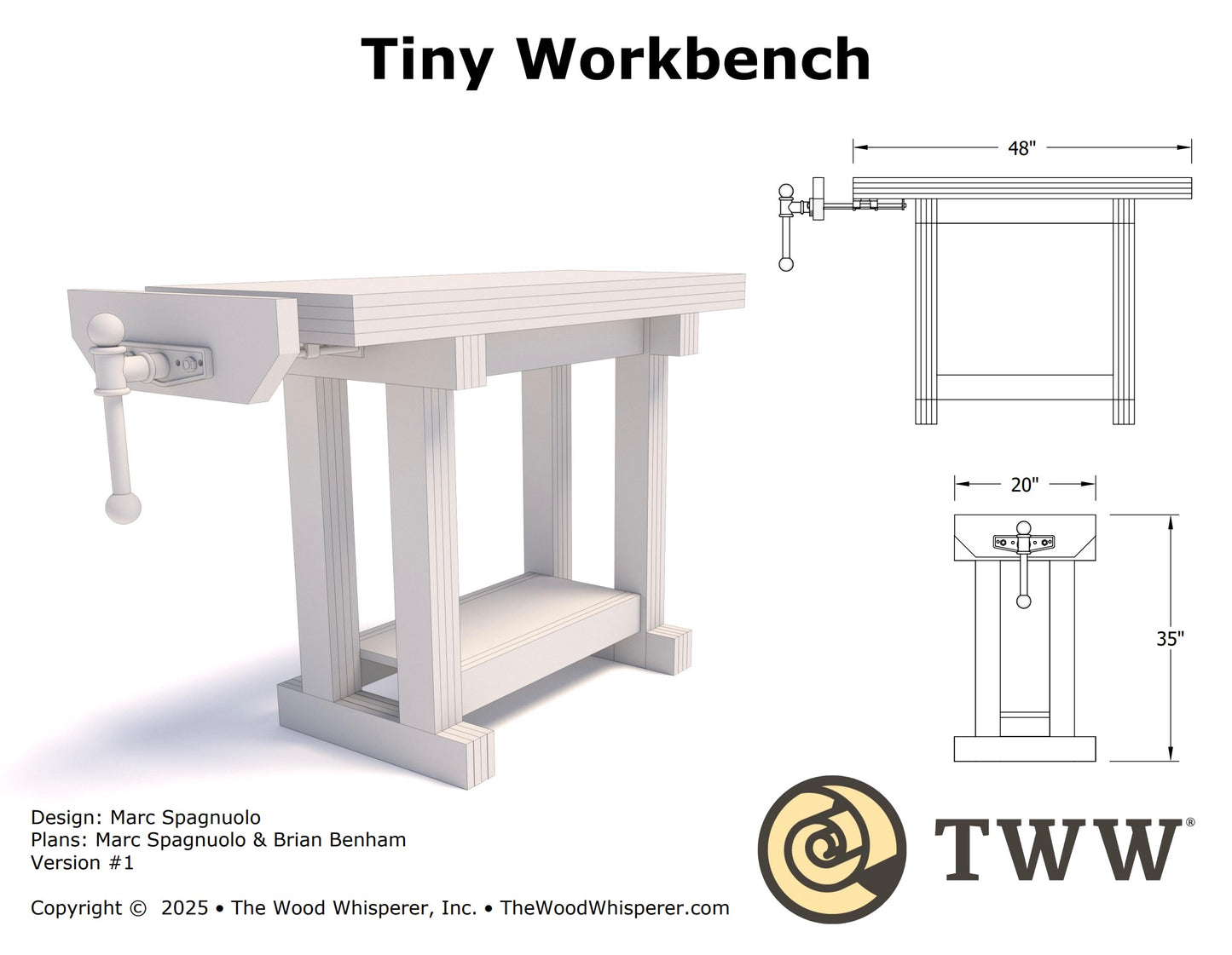 Compact Workbench Plan