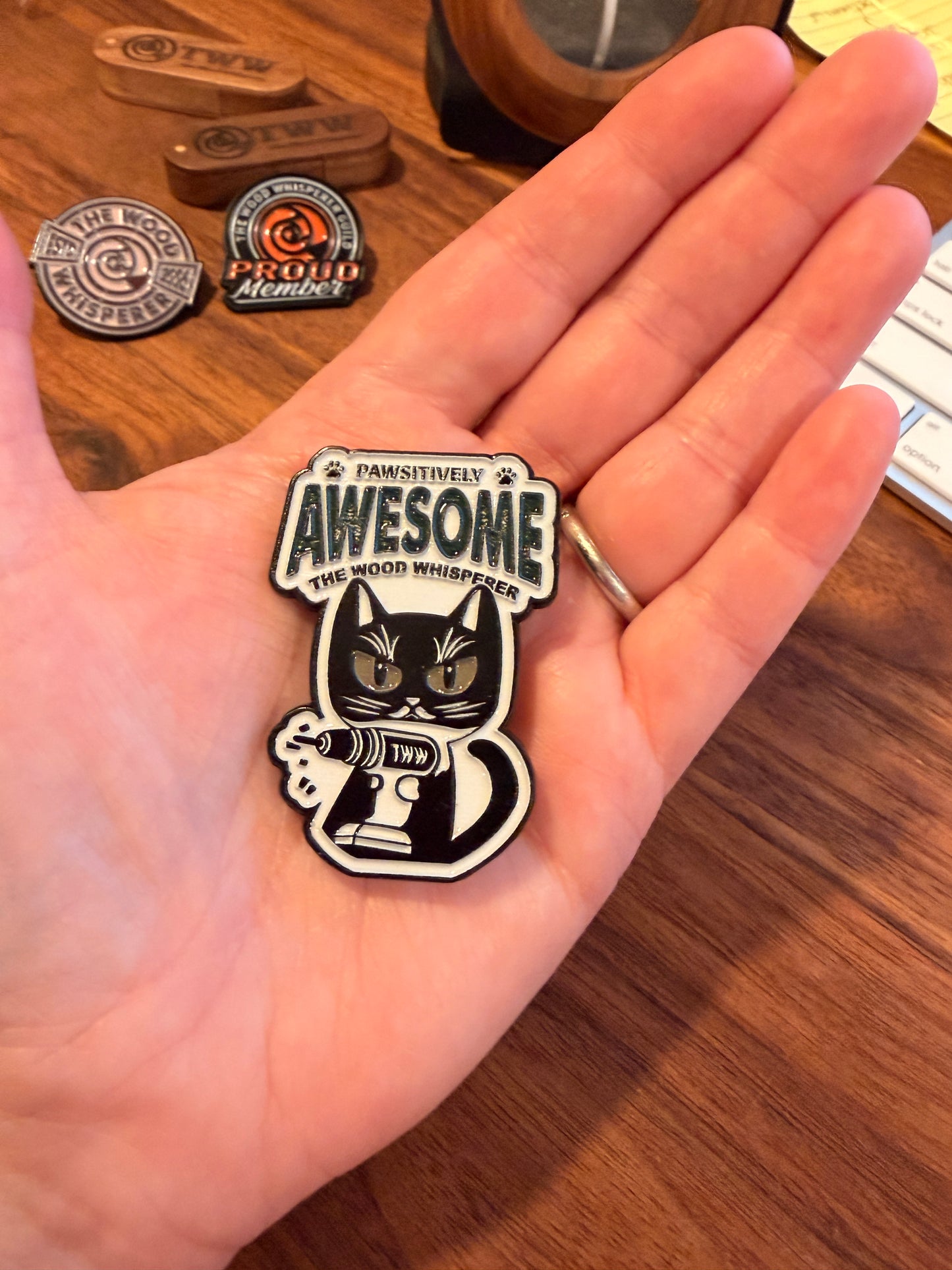 Oreo “Pawsitively Awesome” Metal Enamel Pin