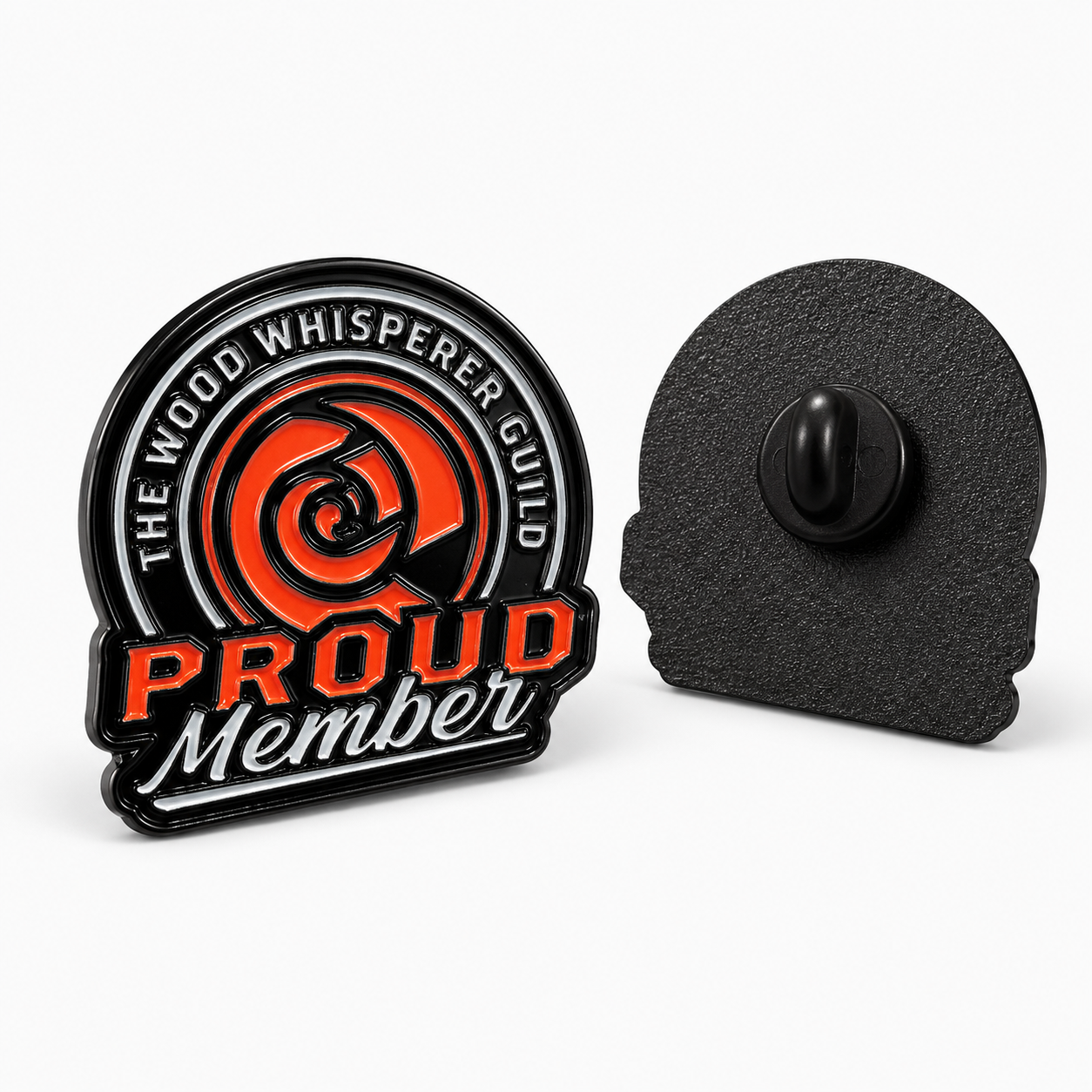 Wood Whisperer Proud Member Metal Enamel Pin