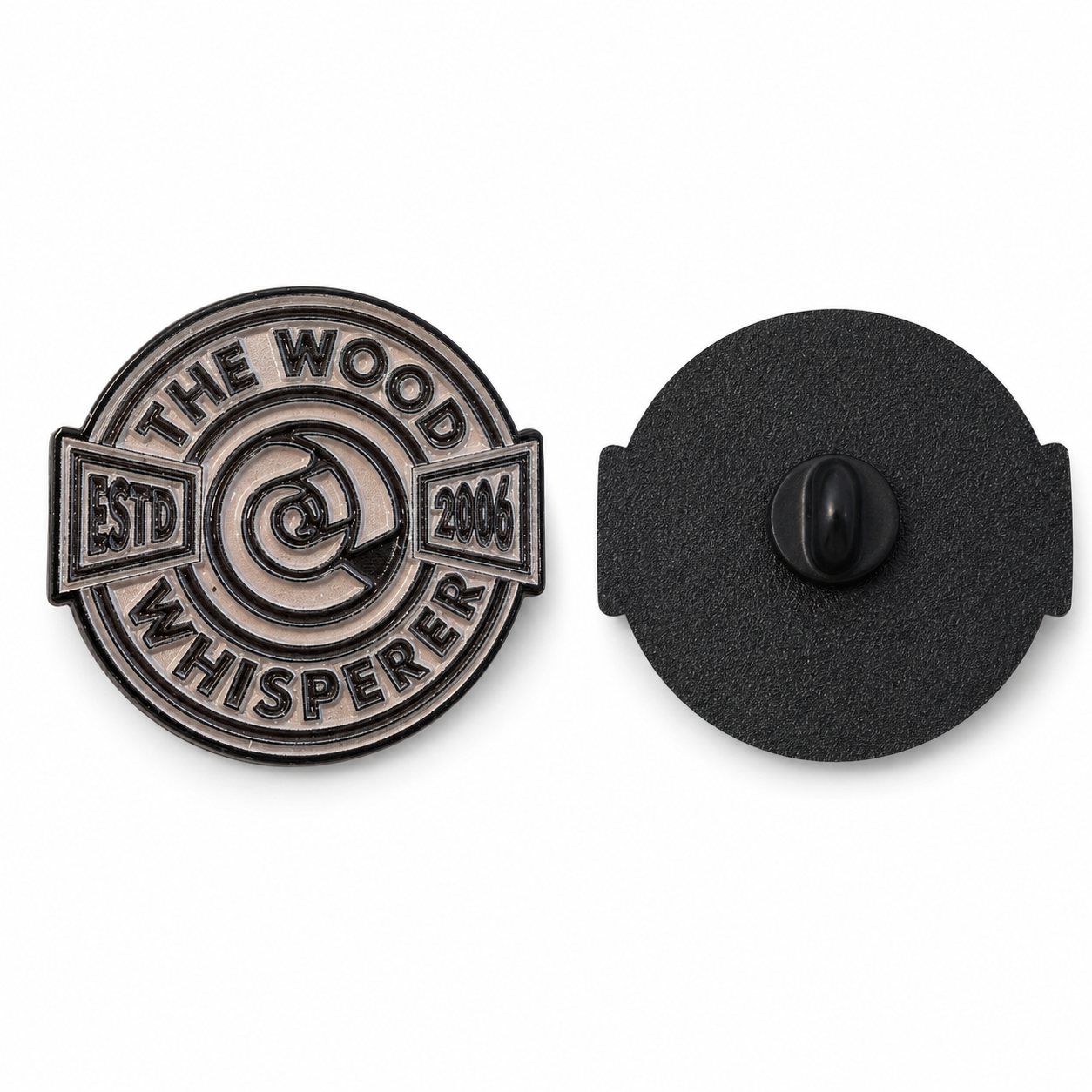The Wood Whisperer Est. 2006 Metal Enamel Pin
